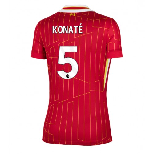 Fotbalové Dres Liverpool Ibrahima Konate #5 Dámské Domácí 2024-25 Krátký Rukáv